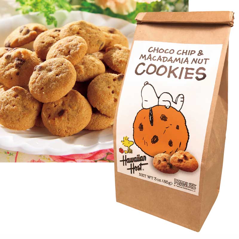 スヌーピーチョコチップマカダミアナッツクッキー1袋
