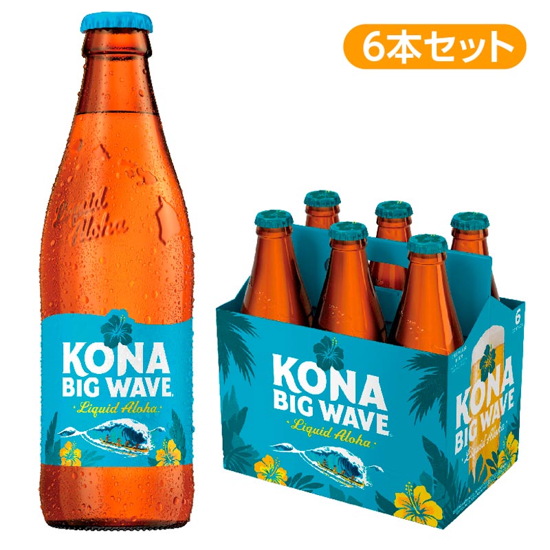 【ハワイの人気ビール！】ビッグウェーブゴールデンエール6本セット
